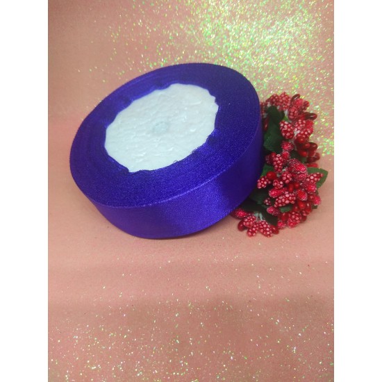 Ленты атласные однотонные 2,5 см, цена за 5 м